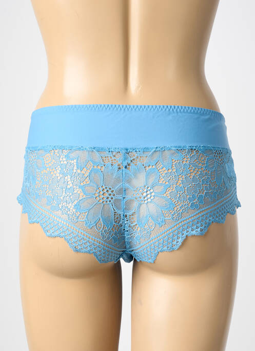 Shorty effet matière satinée bleu SIMONE PERELE femme