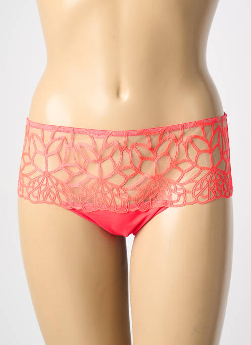 Shorty effet matière satinée rose SIMONE PERELE femme