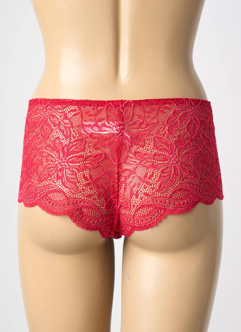 Shorty effet matière satinée rouge SIMONE PERELE femme