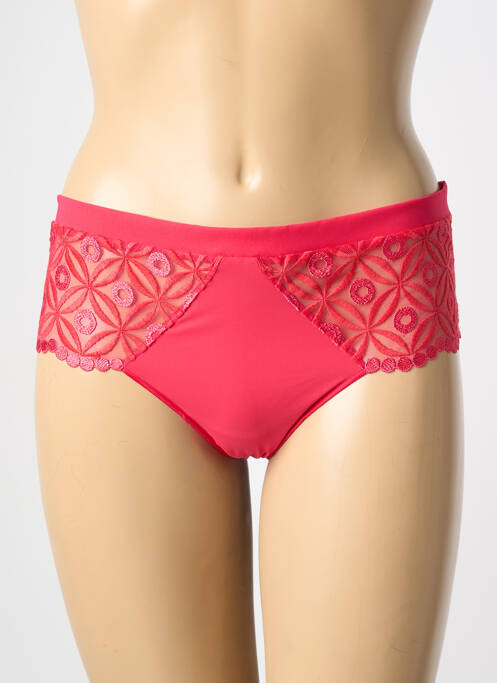 Shorty tissage satiné rouge SIMONE PERELE femme