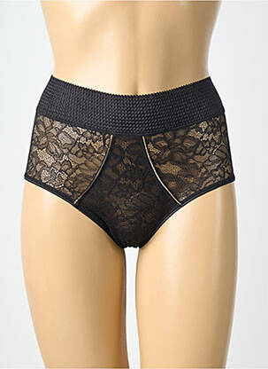 Culotte haute bi-matiére noir SIMONE PERELE femme