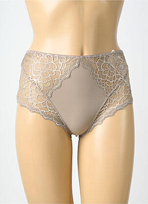 Culotte haute bi-matiére gris SIMONE PERELE femme