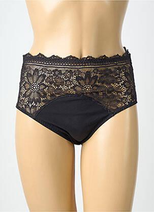 Culotte haute bi-matiére noir SIMONE PERELE femme