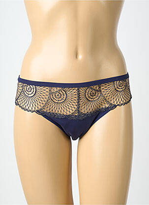 Shorty tissage satiné bleu SIMONE PERELE femme