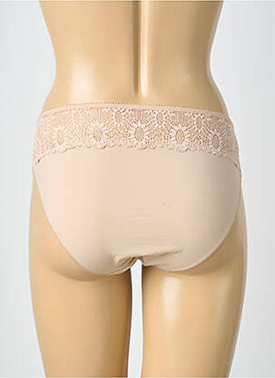 Shorty bi-matiére beige SIMONE PERELE femme