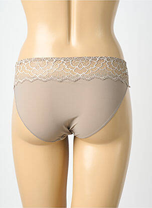 Shorty tissage satiné gris SIMONE PERELE femme