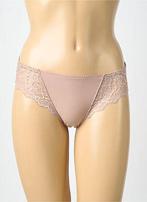 Shorty tissage satiné beige SIMONE PERELE femme