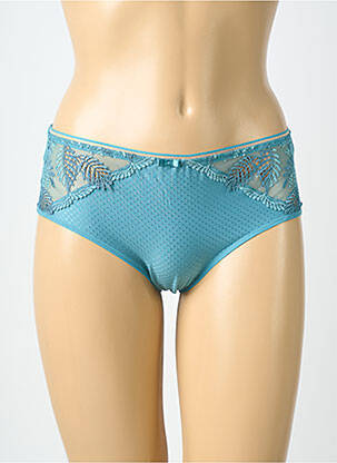 Shorty tissage satiné bleu SIMONE PERELE femme