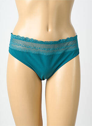 Culotte tissage satiné vert SIMONE PERELE femme
