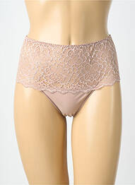 Culotte haute tissage dentelle rose SIMONE PERELE femme