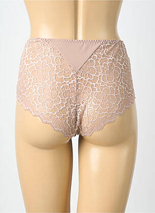 Culotte haute tissage dentelle rose SIMONE PERELE femme