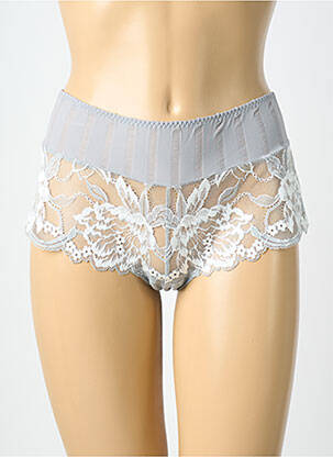 Shorty tissage satiné gris SIMONE PERELE femme
