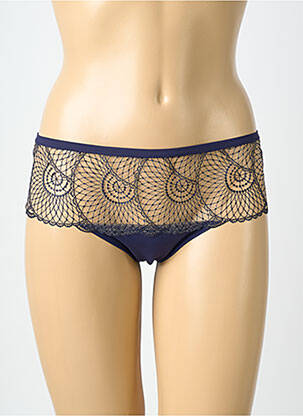 Shorty bi-matiére bleu SIMONE PERELE femme