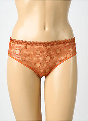 Culotte tissage satiné orange SIMONE PERELE femme