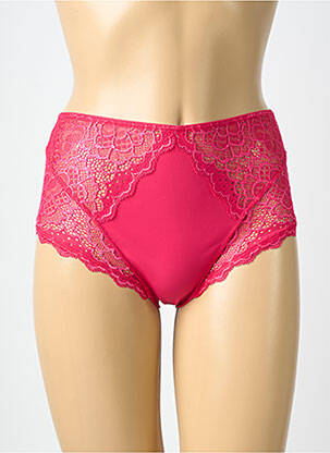 Culotte haute bi-matiére rose SIMONE PERELE femme