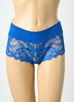 Shorty bi-matiére bleu SIMONE PERELE femme