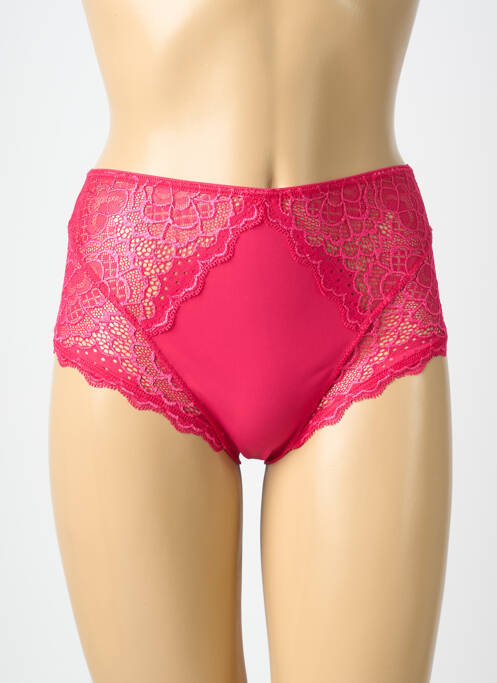 Culotte haute bi-matiére rose SIMONE PERELE femme