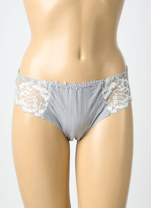 Culotte tissage satiné gris SIMONE PERELE femme