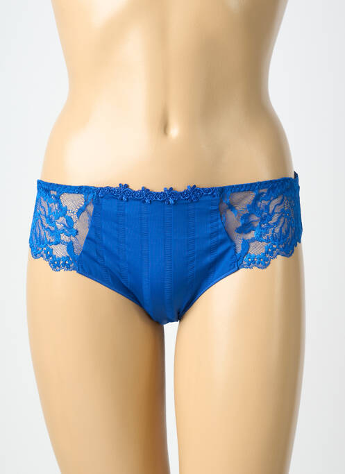Shorty tissage satiné bleu SIMONE PERELE femme