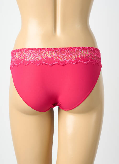 Shorty bi-matiére rose SIMONE PERELE femme
