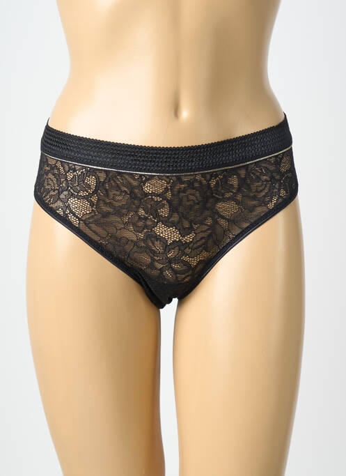 Culotte effet matière satinée noir SIMONE PERELE femme