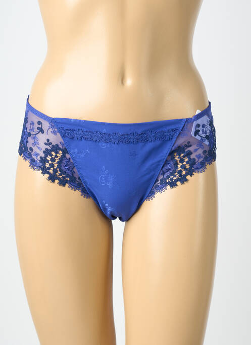 Shorty bi-matiére bleu SIMONE PERELE femme