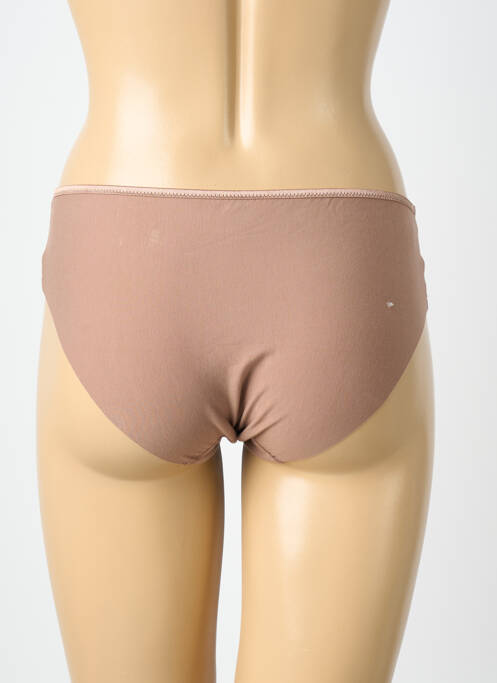Culotte tissage satiné marron SIMONE PERELE femme