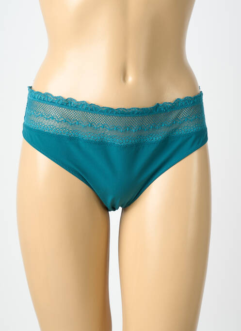 Culotte tissage satiné vert SIMONE PERELE femme