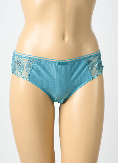 Culotte tissage satiné bleu SIMONE PERELE femme