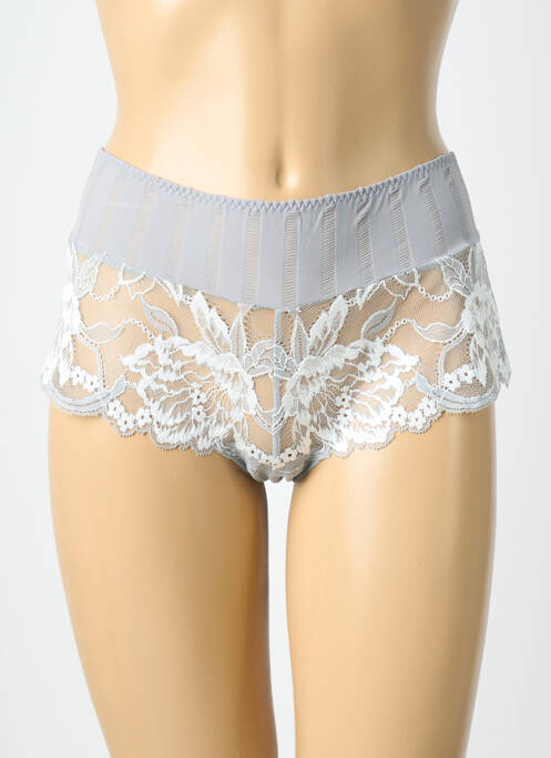 Shorty bi-matiére gris SIMONE PERELE femme
