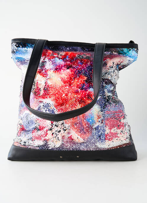 Sac fermeture zippée forme rectangulaire noir APOLINE femme