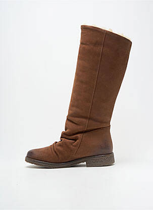 Bottes fourrée talon plat jusqu'à 3cm marron FELMINI femme