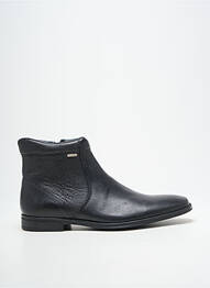 Bottines/boots fermeture zippée talon bas noir PELLET homme