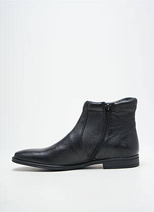 Bottines/boots fermeture zippée talon bas noir PELLET homme
