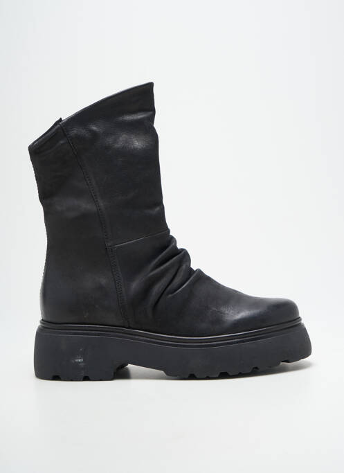 Bottines/boots bout rond talon de 4 à 6cm noir MJUS femme