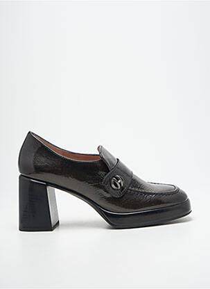 Mocassins type de semelle amortissante talon de 7 à 9cm noir HISPANITAS femme