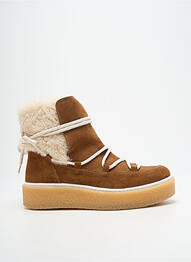 Bottines/boots nubuck talon de 4 à 6cm marron PHILIPPE MORVAN femme