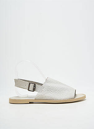 Sandales/nu pieds chiquet talon plat jusqu'à 3cm gris FELMINI femme