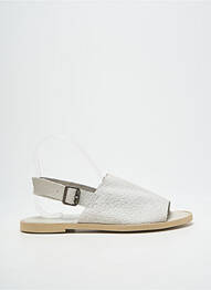 Sandales/nu pieds chiquet talon plat jusqu'à 3cm gris FELMINI femme