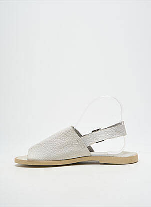 Sandales/nu pieds chiquet talon plat jusqu'à 3cm gris FELMINI femme