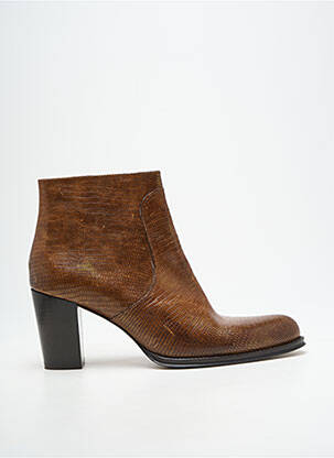 Bottines/boots bout pointu talon de 7 à 9cm marron MURATTI femme