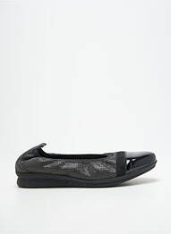 Ballerines semelle amovible talon plat jusqu'à 3cm noir HIRICA femme
