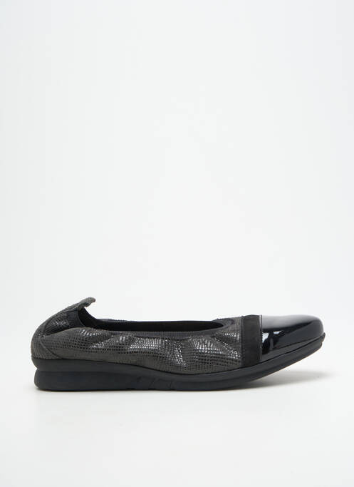 Ballerines semelle amovible talon plat jusqu'à 3cm noir HIRICA femme