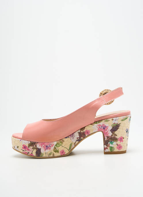 Sandales/Nu pieds rose FOLLIA DOLCE femme