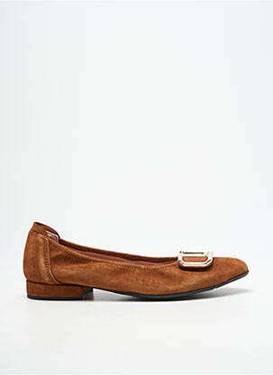 Ballerines chiquet talon plat jusqu'à 3cm marron SABRINAS femme