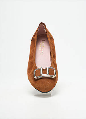 Ballerines chiquet talon plat jusqu'à 3cm marron SABRINAS femme