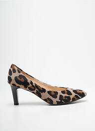 Escarpins type de semelle amortissante talon de 7 à 9cm beige HOGL femme