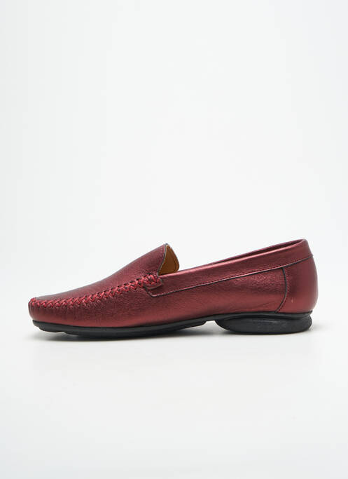 Mocassins matière lisse talon plat jusqu'à 3cm violet NORDIKAS femme