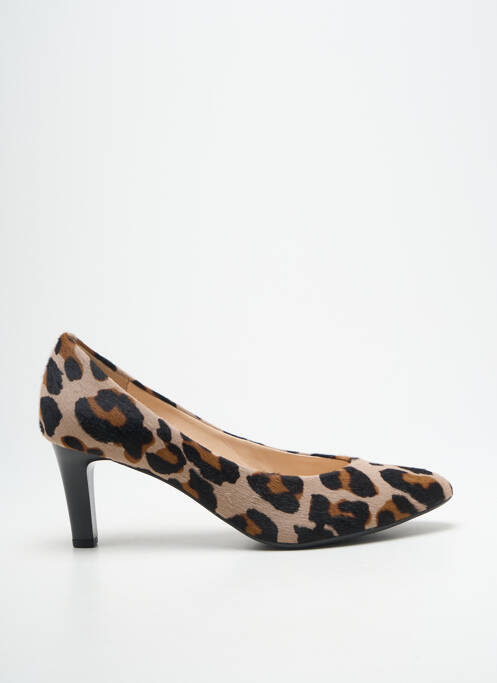 Escarpins type de semelle amortissante talon de 7 à 9cm beige HOGL femme