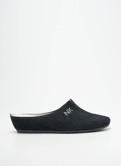 Mules/sabots talon de 4 à 6cm noir NORDIKAS femme